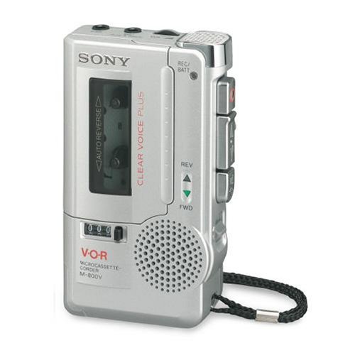 Childrens Toyshop  Used : Sony Pressman M-800V - Microcassette dictaphone - silver