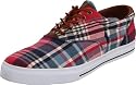 Polo Ralph Lauren Men's Vaughn Madras Lace-Up Sneaker