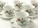 Lynns Victorian Rose Cup and Saucer, Set of 6