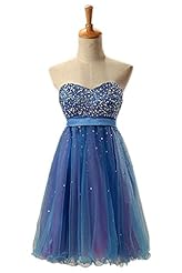 Cocktail Short Satin/Tulle Homecoming Dress/Party Dress 