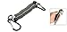 Uxcell a12021000ux0300 Stainless Steel Inside Double Ended Carabiner Coil Stretchy Lanyard