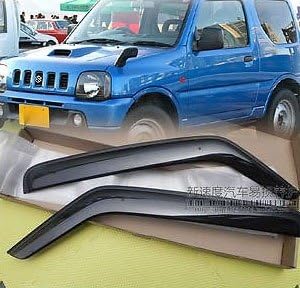 1998 1999 2000 2001 2002 2003 2004 2005 2006 2007 2008 2009 2010 2011 2012 2013 2014 3 Door Hatch Window Door Vent Wind Deflector Visor Rain Guards Fit For suzuki Jimny Sierra