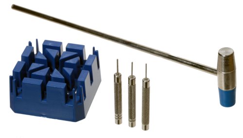 GGI Watch Band Link Remover Tool Kit (Hammer, Watch Holder, and 3 Pins)