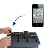 Gomadic Universal Charging Station for the Apple iPhone 4S and many other mobile devices - 2nd Generation Design - uses Gomadic TipExchange Technology - 4 tips included