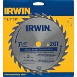 Buy 5 Pack Irwin 11040 7-1 4 x 26 Tooth Chisel Tooth Combination Steel Circular Saw... by Irwin