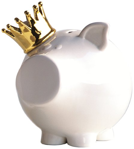 Salt&Pepper OINK CROWN GOLD MONEY BOX Salt&Pepper OINK CROWN GOLD MONEY BOX