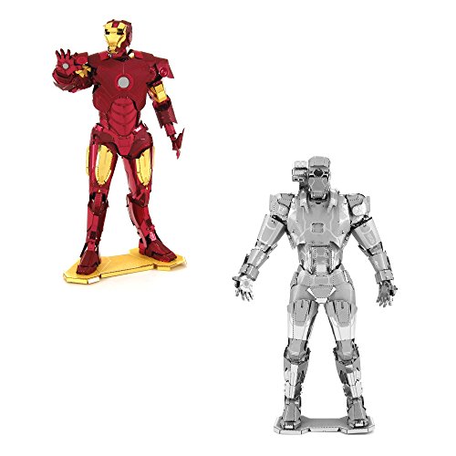 Metal Earth 3D Model Kits Marvel Avengers Set of 2 Iron Man 