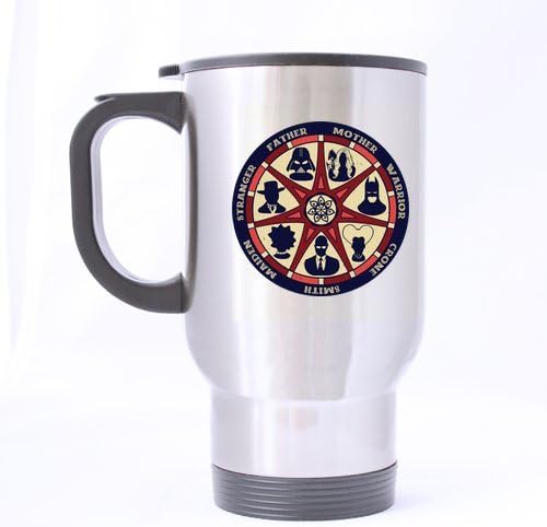 Darth Vader Pattern Custom Travel Mug Sport Bottle Cup 14 OZ Office Home Cup (Printed on two sides)