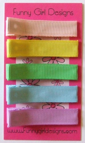 Pastel Girls Hair Clip Set (1 3/4