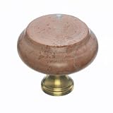 Top Knobs M123 Honed Red Travertine 1 3/8