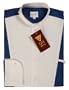 Size 15 Ballroom Dress Shirt in Blue-White
