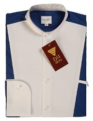 Ballroom Dress Shirt in Blue-White