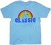 Atari Classic Joystick Light Blue T-shirt Tee