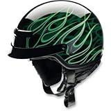 Z1R Nomad Hellfire Helmet - Large/Black/Green