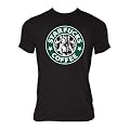 Starfucks Coffee T-Shirt von Gorilla -schwarz