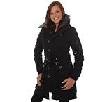 Khujo Clammy II new uni Girl Wintermantel -charcoal, S [36]