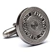 Detroit Manhole Cover Cufflinks - City Street Formal Wear - Cufflinks