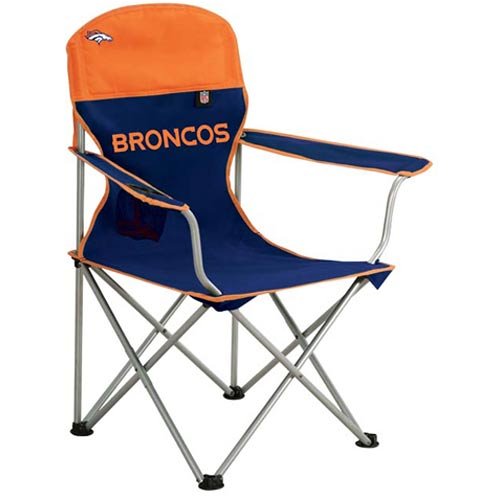 Buy North Pole Denver Broncos Deluxe Folding Arm Chair by North Pole