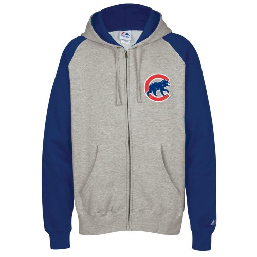Chicago Cubs Classic Zip Full-Zip Hooded Sweatshirt