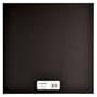Grafix Medium Weight 12 Inch by 12 Inch Chipboard Sheets, Black 25/Package