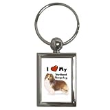 I Love My Shetland Sheepdog Sheltie Key Chain