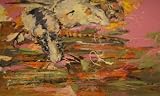 Original Oil Painting, Mmm.... Ratus Ratus by Danielle Wilbert, 36 x 60