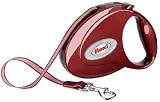 flexi Elegance Hundeleine Gurtleine, rubin-rot