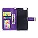 iPhone 6S Plus Case/iPhone 6 Plus Case, IZENGATE [Classic Series] Wallet Case Premium PU Leather Flip Cover Folio with Stand for Apple iPhone 6 Plus (2014) / Apple iPhone 6S Plus (2015) (Purple)