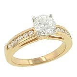 12 Round Channel Diamond Engagement Ring.25cttw (CZ ct