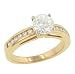 12 Round Channel Diamond Engagement Ring.25cttw (CZ ct