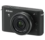 NIKON 1 J1 – black + 10 mm lens + Pocketpod Mini Tripod + SLM-C200 semi-rigid protective case – black + 8 GB Class 10 SDHC Memory Card . Picture