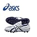 アシックス asics アメリカンフットボールシューズ(天然芝・柔らかい土グランド用) ミサイル FX2 TAM805(0150) ホワイト×ネイビー 26.5cm