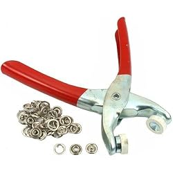 8 Snap Fasteners Pliers Leatherworking Craft Fabric