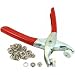 8 Snap Fasteners Pliers Leatherworking Craft Fabric