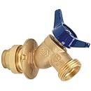 GripWerks P211-8-12 Push-Fit Sillcock with 1/4-Turn, Brass, 1/2-Inch