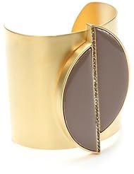 Paige Novick Bisque "Peacock Pastels" Sliced Cuff Bracelet