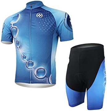 Weelly Men Cycling Bike Bicycle Jersey + Pants Set Short-sleeved
