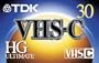 TDK TC30EHG VHS-C Video Tape