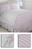 Rosie Pink Co-ordinating Unlined Curtains 66X72in