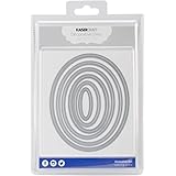 Kaisercraft Nesting Dies-Ovals, 1.5 by .5-Inch to 5 by 4-Inch