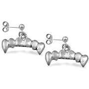 Sterling Silver Vampire Teeth Charm