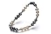 PearlsOnly YinYang Black and White 6.0-6.5mm A Freshwater Cultured Pearl Bracelet-7.5-inch