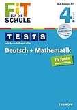 Image de Fit für die Schule: Tests mit Lernzielkontrolle. Deutsch + Mathematik 4. Klasse