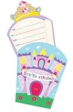 Creative Converting Castle Fun Birthday Party Invitation Pop Ups, 8-Count