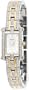 Pulsar Women's PEGE24 Swarovski Crystal Jeweled Two-Tone Silver Dial Watch