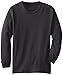 MJ Soffe Big Boys' Youth Pro Weight Long-Sleeve T-Shirt, Black, Medium
