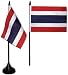 Drapeau de table Thaïlande, mini drapeau - 10 x 15 cm