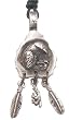 Eagle & Feathers Indian Style Pewter Pendant Necklace