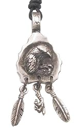 Southwestern Style Eagle Arrowhead Pewter Pendant Necklace
