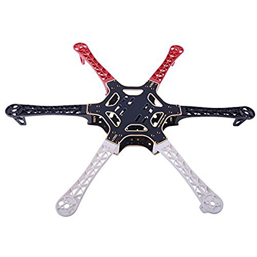 RipaFire® F550 6-Axis Multi-Rotor Hexacopter Flame Airframe DJI FrameWheel Rack Kit with Integrated PCB Board